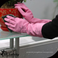 SRSAFETY household latex waterproof home cleaning gloves